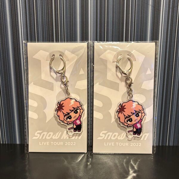 【即日発送】〔新品未開封〕SnowMan 佐久間大介 すのチル キーホルダー 2点セット