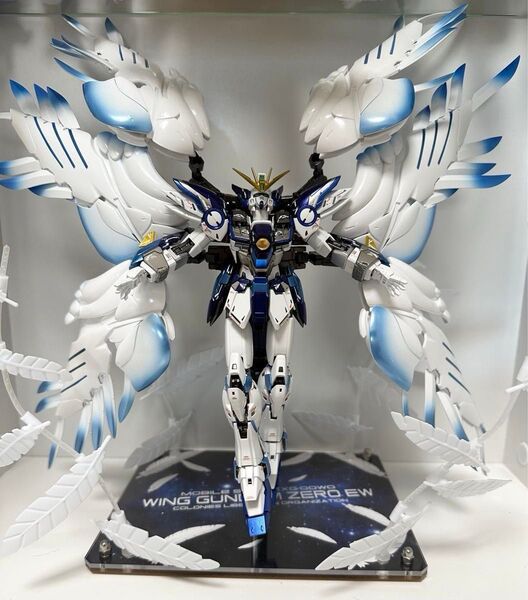 全塗装+合金フレーム改造MG 1/100 ウイングガンダムゼロEW Ver.Ka