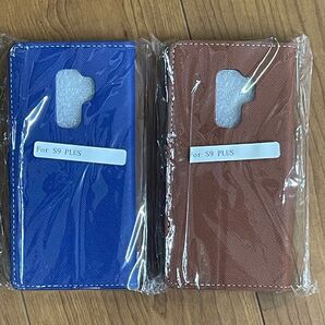【対応機種】GALAXY S9plus 手帳型カバー 2色セット訳あり