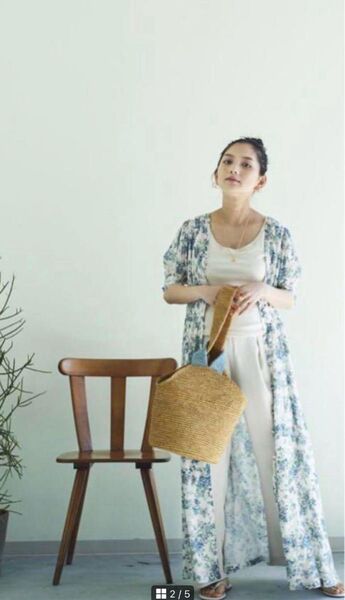 Spick&Span ×武智志穂 リバティーワンピース 花柄