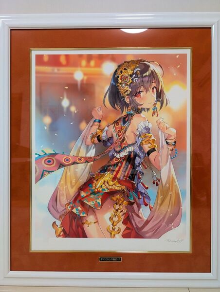 ももこ 版画 手のひらの踊り子 ミクスドメディア アールビバン