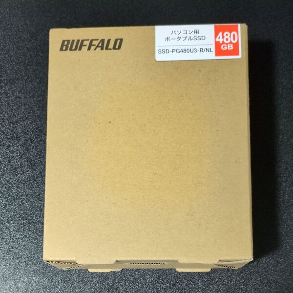 BUFFALO SSD-PG480U3-B/NL ポータブルSSD 480GB