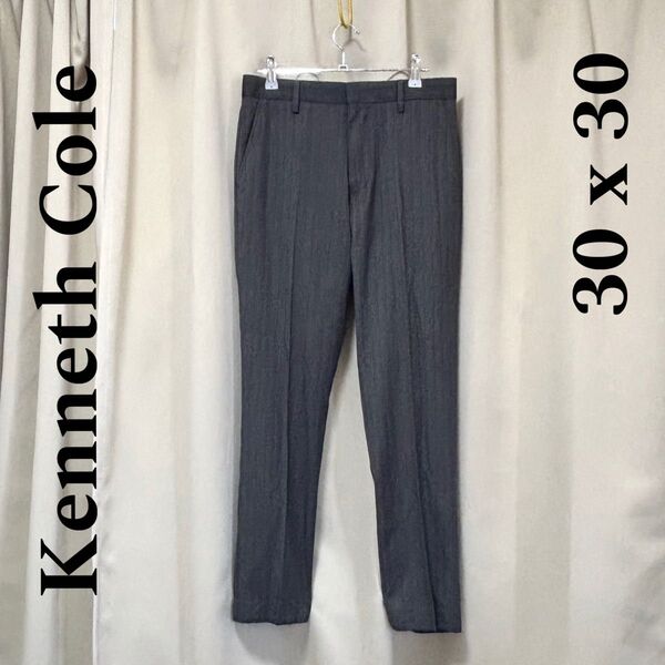 USA古着 ケネスコールNY ノータックスラックス グレー 30 x 30 春夏秋用 パンツ ボトムス Slacks