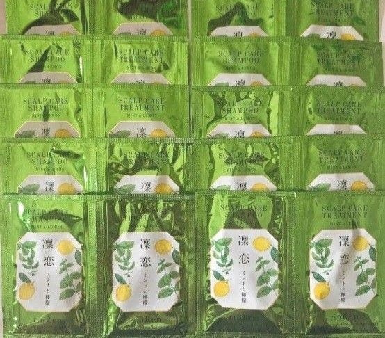 凜恋 シャンプー トリートメント 凛恋ミントと檸檬 薬用スカルプケア お試し セット