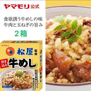 松屋 牛めし 牛丼 炊き込み 炊き込みご飯の素 ヤマモリ 2箱セット