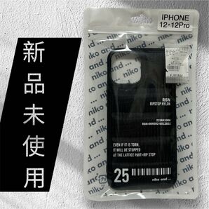iPhoneケース 12/12Pro 〜niko and…〜 ブラック【新品未使用】