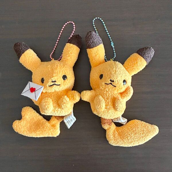 ピカチュウ ペアマスコット Pokemon little tales ぬいぐるみ ストラップ【ポケモンセンター限定】