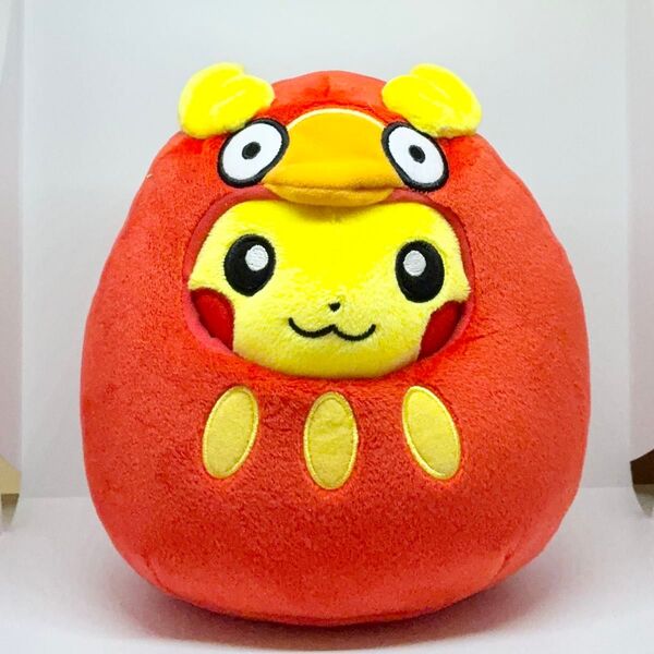 ピカチュウ ダルマッカごっこ ぬいぐるみ ダルマ 正月【ポケモンセンター限定】