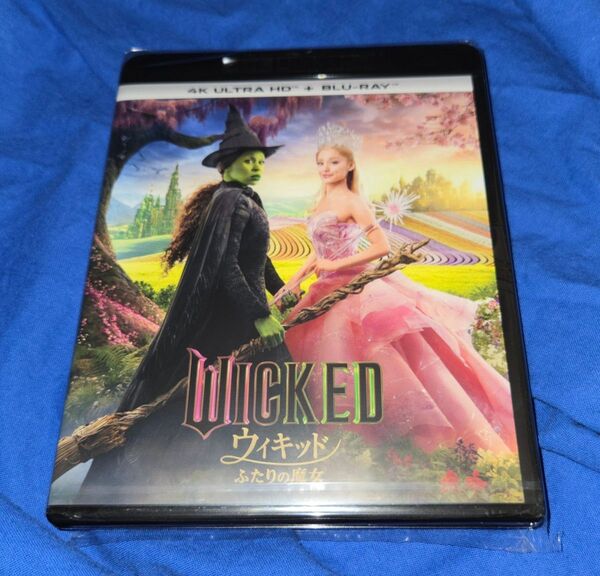 新品同様 UHD-BDのみ無し ウィキッド ふたりの魔女 4K UHD + ブルーレイ セット Blu-ray