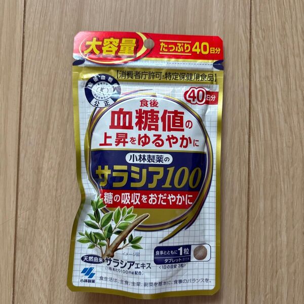 小林製薬 サラシア100 40日分 120粒 送料無料