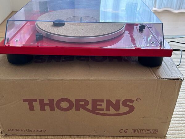 THORENS TD206ターンテーブル元箱つき レコードプレーヤー ターンテーブル オーディオ機器