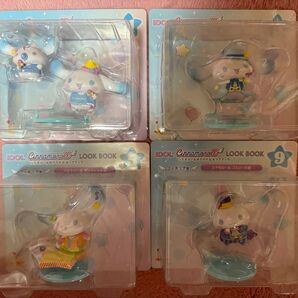 サンリオ シナモロール ハッピーくじ シナモロールのアイドルルックブック フィギュア 4個セット