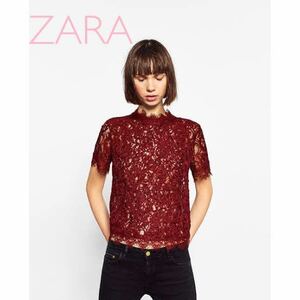 sale!新品タグ付☆ZARAザラ☆エンブロイダリーレースブラウス