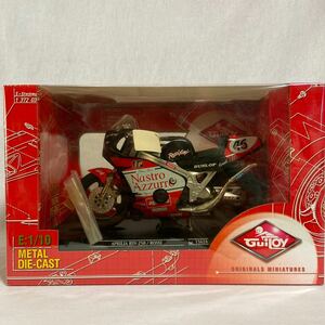 GuiLoy 1/10 aprilia RSV250 #46 Valentino Rossi Nastro Azzurro アプリリア バレンティーノ・ロッシ 完成品 Moto GP ミニカー モデルカー