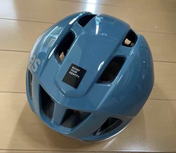 canvas自転車用ヘルメット ブルー系