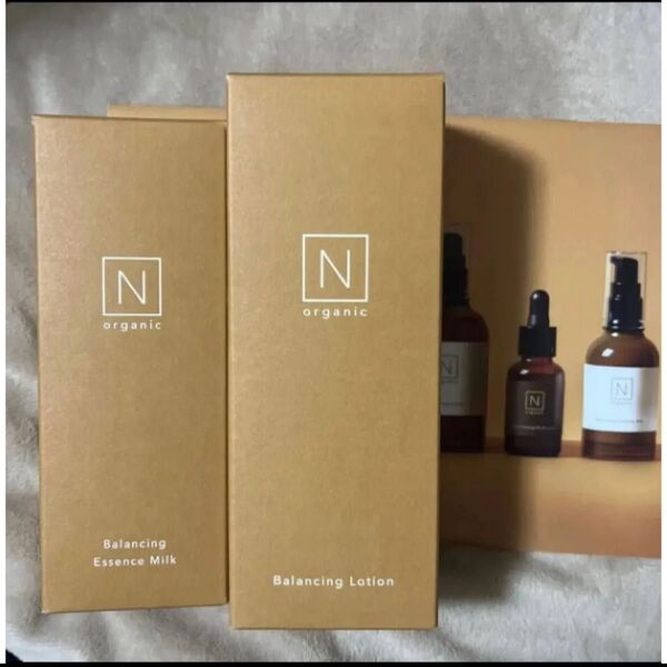 Nオーガニック ベーシック バランシングローション100ml、ミルク60ml