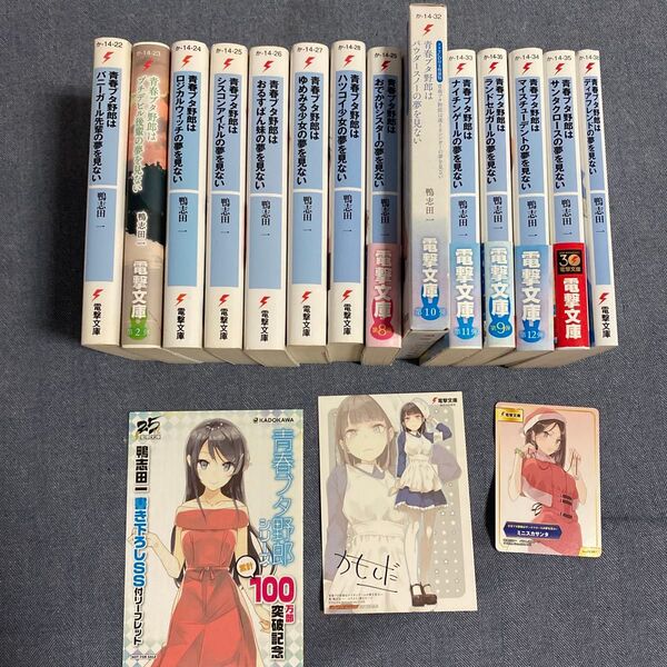 青春ブタ野郎はバニーガール先輩の夢を見ない 青ブタ パウダースノー付き セット 電撃文庫 鴨志田一 青春ブタ野郎はサンタクロース