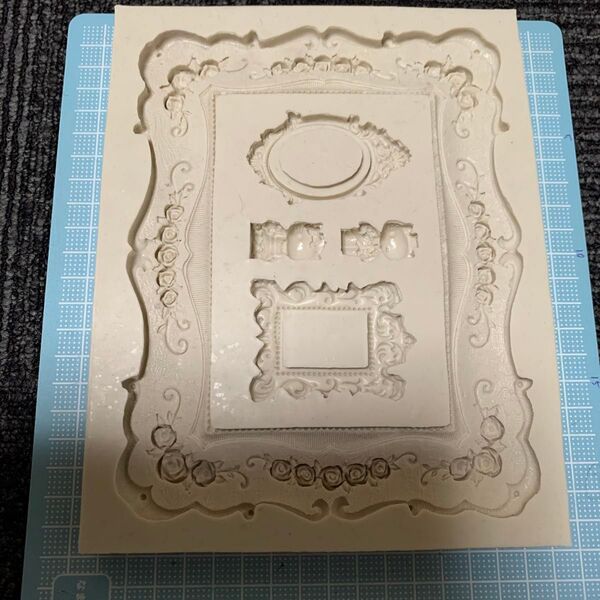 アンティークフレーム シリコンモールド レジン 粘土 ハンドメイド DIY