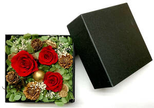  prompt decision with translation preserved flower box rose rose red Christmas purple . flower 00003