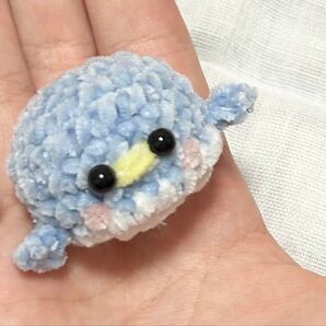 ペンギンの編みぐるみ 手編み あみぐるみ