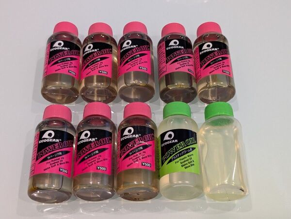 エコギア パワーオイル ラバージグ用 プラスチックワーム用 セット ノリーズ ソークオイル バイトバスリキッド 巧漬け