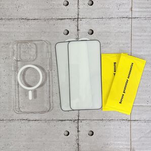 iPhone15 ProMax スマホケース 保護フィルム2枚