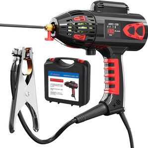 溶接機 100v アーク溶接機 130A ハンドヘルド溶接機 インバーター直流 家庭用 溶接機 日本語説明書付き 小型 軽量