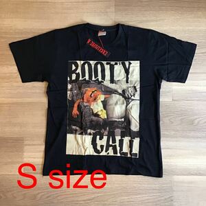 新品 未使用品 セサミストリート Booty call Tシャツ ブラック S size