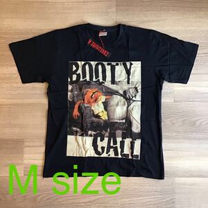 新品 未使用品 セサミストリート Booty call Tシャツ ブラック M size