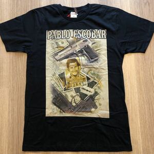 pablo escobar パブロ　ギャングスタ　Tシャツ　黒　Lサイズ 新品未使用