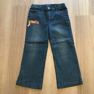  новый товар AKDMKS красный te Miku s Denim брюки 4T size