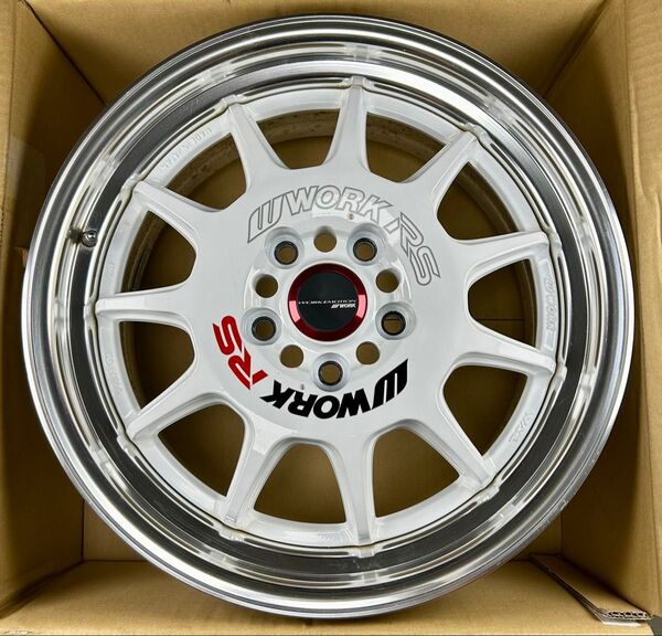 【中古品】③WORK◇EMOTION◇RS11◇17インチ◇社外アルミ◇送料込◇