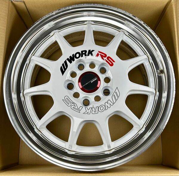 【中古品】①WORK◇EMOTION◇RS11◇17インチ◇社外アルミ◇送料込◇