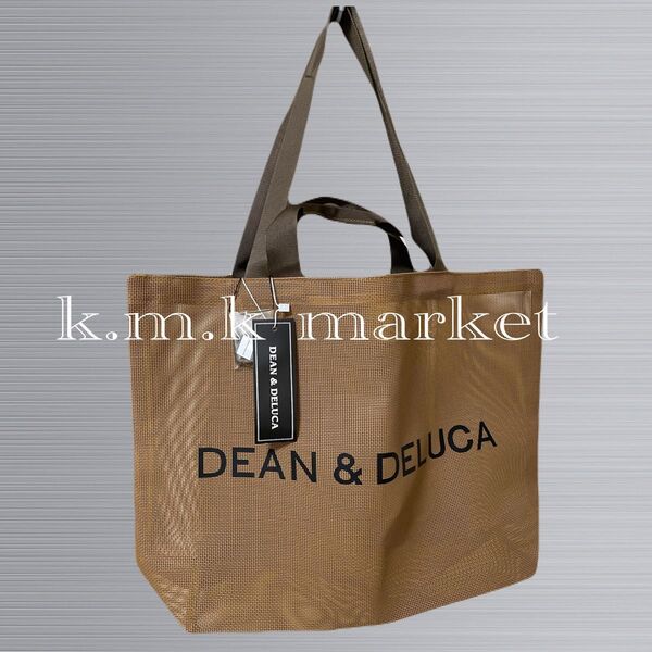 タグ付き未使用 DEAN&DELUCAディーン&デルーカ メッシュトートバッグ/L/ゴールデン トートバッグ大容量