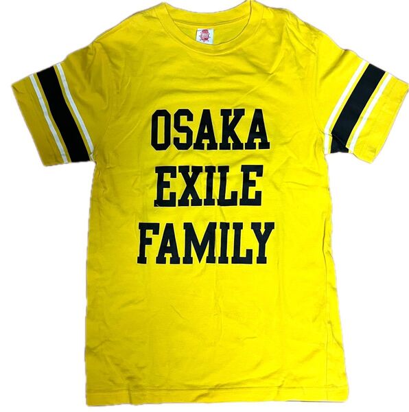 EXILE FAMILY OSAKA限定Tシャツ イエロー ライブグッズ エグザイル2008
