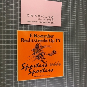 同梱歓迎∞●【ステッカー/シール♯140】サッカー《サイズ約10×10cm》【ビンテージ】