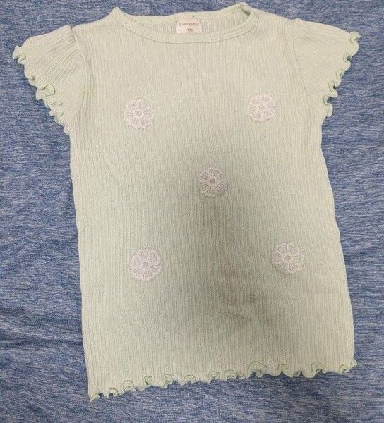 キッズ 子供服 Tシャツ カットソー 女の子 半袖Tシャツ 100cm