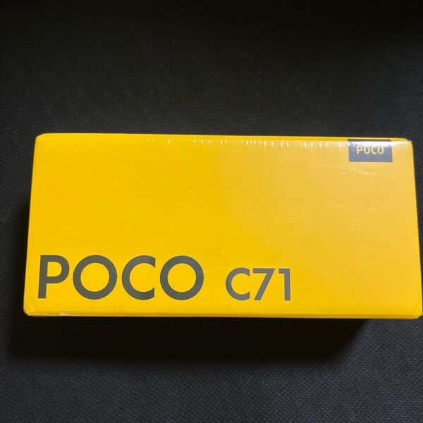POCO C71 グローバル版 ブルー系 4GB+128GB 未使用