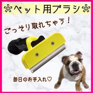 ペット ブラシ ペット用ブラシ ノミ取り グルーミング 中小型犬 猫用 S