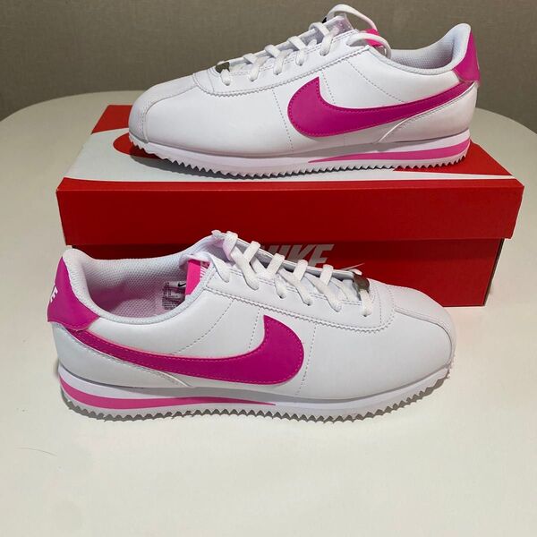 【セール】GS24.5cm ナイキNikeコルテッツCortezレザーフューシャ レザー