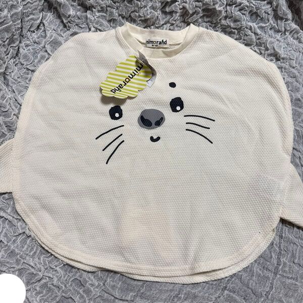 ミモランド mimorand ごまあざらし 90-100 子供 キッズ 男の子 女の子 新品タグ付き 半袖 ノースリーブ Tシャツ
