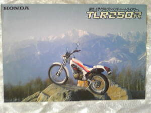 旧車　貴重　ＴＬＲ２５０Ｒ　カタログ　ＭＤ１８　当時物　昭和レトロ