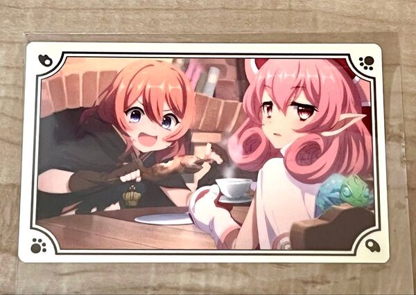 美品 プリンセスコネクト Re:Dive コラボカフェ 特典 カード ムイミ ネネカ 公式 プリコネ グッズ