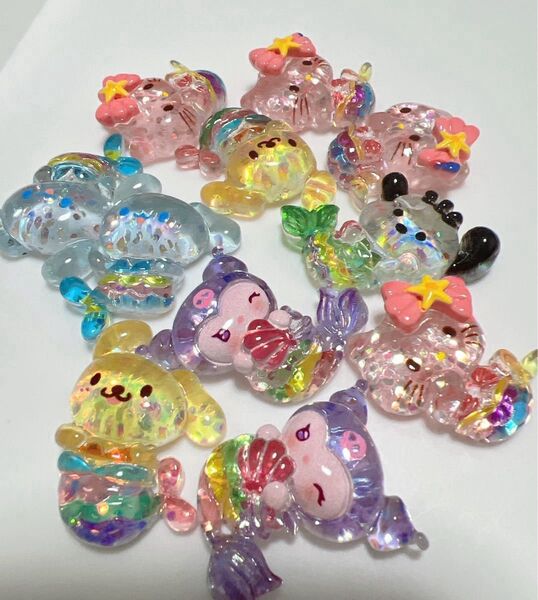 サンリオ デコパーツ デコレーションパーツ