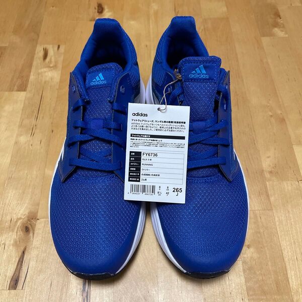 adidas GLX 5 M ランニングシューズ FY6736 ブルー 26.5cm 未使用