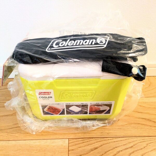 【クーポン使えます◎】新品 Coleman コールマン テイク6 ライムイエロー ショルダーベルト付 クーラーボックス