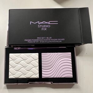 (◎明日発送可能)M.A.C スタジオフィックスプロセットブラープレストパウダーデュオ