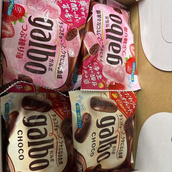 galbo ガルボ つぶ練り苺&チョコ 各10個セット