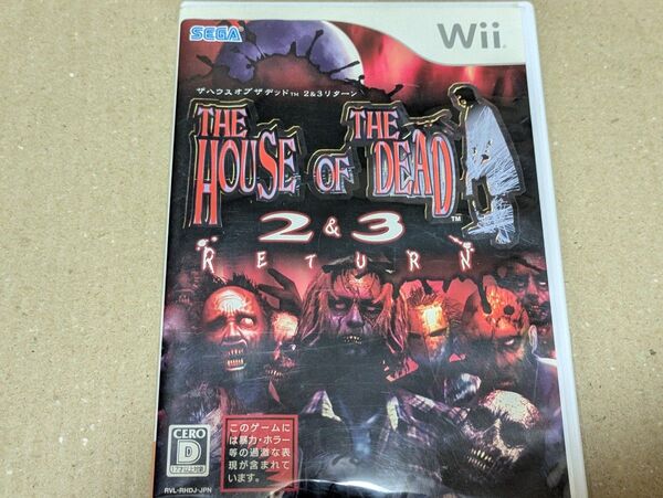 難ありジャンク扱いWii THE HOUSE OF THE DEAD ハウス オブ デッド2 3リターン