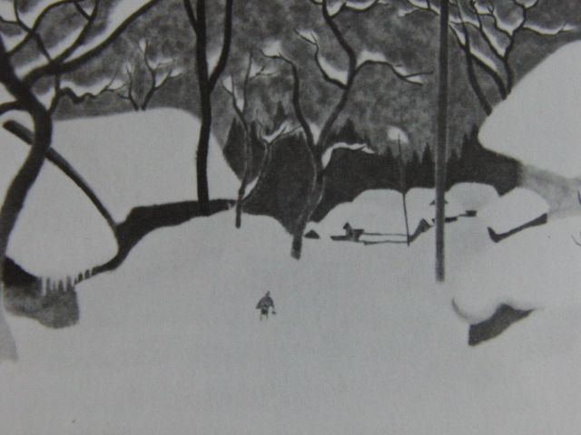 Kiyoshi Saito, [Winter in Aizu (2)], Aus einer seltenen Sammlung von Rahmenkunst, Neuer Rahmen inklusive, In guter Kondition, Porto inklusive, Malerei, Ölgemälde, Natur, Landschaftsmalerei